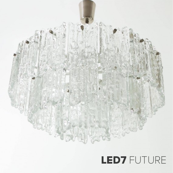 Kalmar - Rare Ice Glass Chandelier